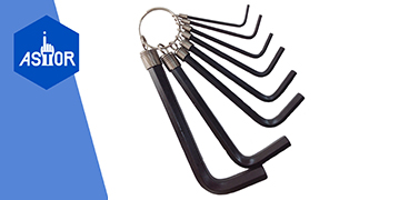 8pcs Hex Key ring